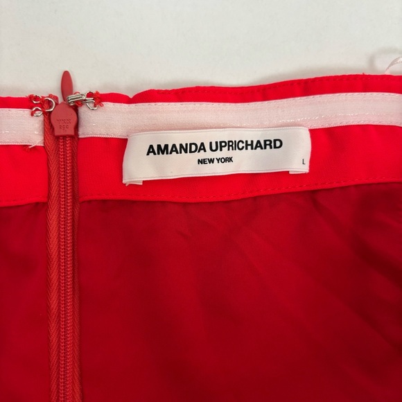 Amanda Uprichard x REVOLVE Edison Mini Dress in Crimson Size L - Picture 7 of 12